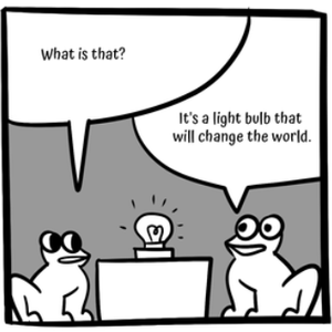 Toad Edison Creates The Light Bulb