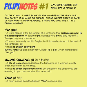 Kali FilipiNotes #1