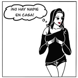 No hay nadie en casa. 