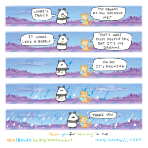 rain or shine.