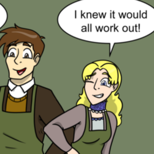 Oh hey, issue resolved! Comic over, we can all go- OH GOD DAMMIT!