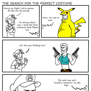 The search for the perfect costume