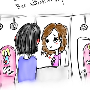 When I want to show Bae affection in public