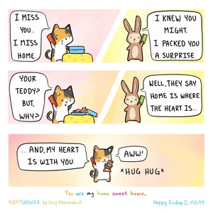 You're my home.