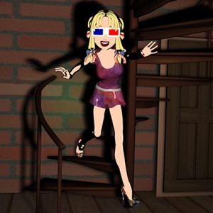 Debbie American in 3D!