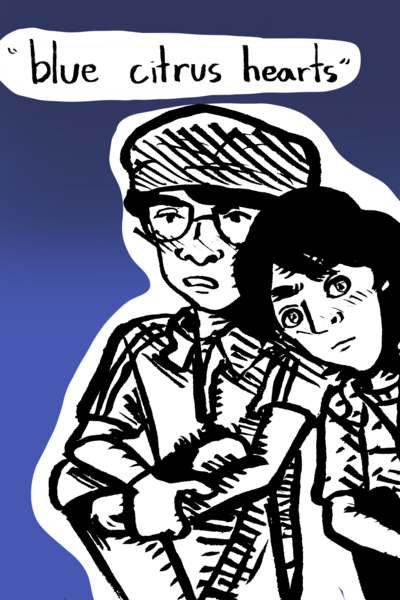 Blue Citrus Hearts