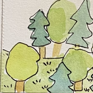 Comictober Day 11 - Forest