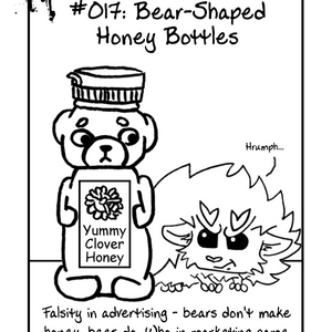 #017: Bear-Shaped Honey Bottles