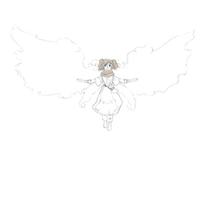 winged doodle