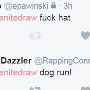 "fuck hat, dog run!"