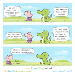happy not sad.