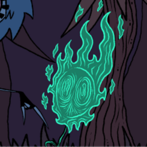 Tri-Moon and Torch-Flowers