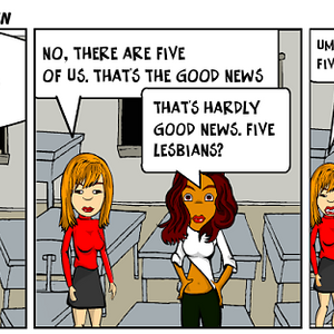 only five queers in town?
