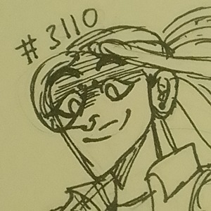 I drew something funny that happened while I played with the Hunger Games Simulator :)