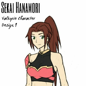 Sekai Hanamori Valkyrie Character Design 1