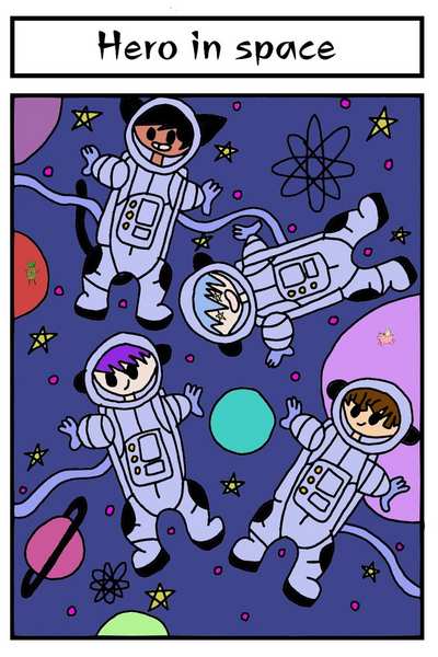Hero in space