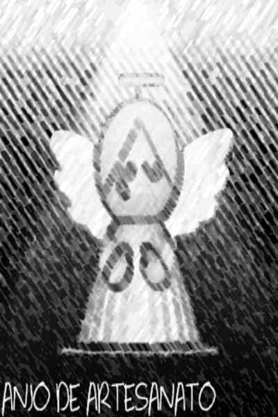 Anjo de artesanato 
