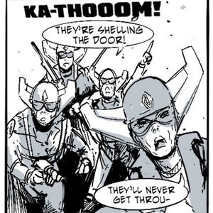 Inside the detention block...