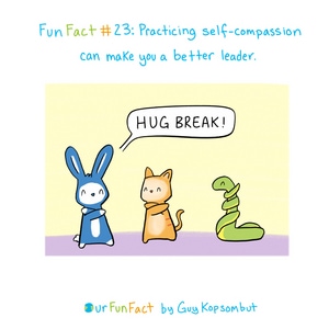 Give yourself a hug.