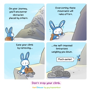 Empty your cup.