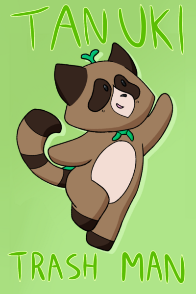 Tanuki Trash Man