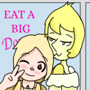 Yellow Steven Au universe Ask YP and Steven