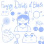 Fuzzy Drinks of Blue