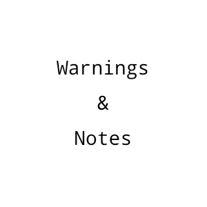 Warnings
