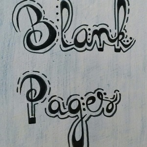 Blank pages cover