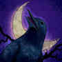 Cuervo y luna