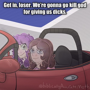 Get in, loser