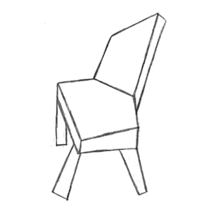 76. ◆Drawings of buildings with Distorted Perspective