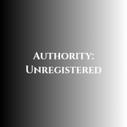 Authority: Unregistered