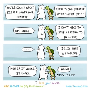 smooches.