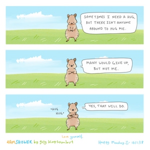 hug me.