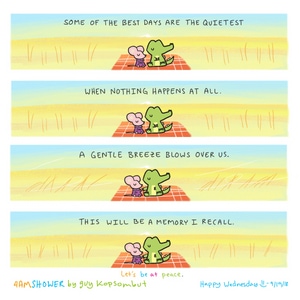 a quiet day.