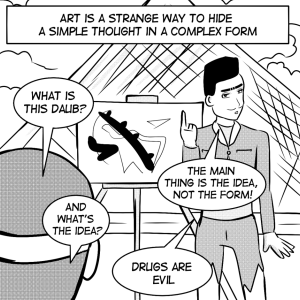 Truthman and the artist