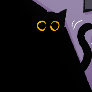 Ta me tirando? -  Gato no escuro!