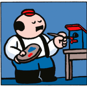 Dickie aids a freezing bird