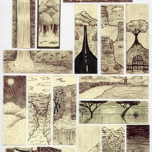 Sticky Note Landscapes