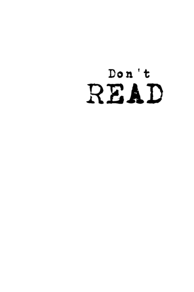 Don't READ
