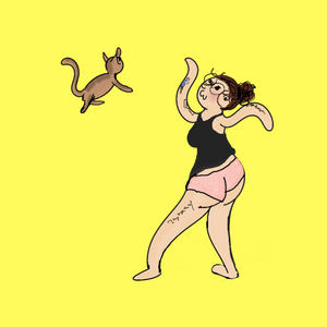 The Adventures of Single Girl and Big F**k-Off Cat