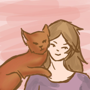 Two cats and a scarf