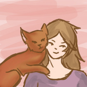 Two cats and a scarf