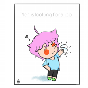 Pleh is unemployed 