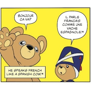 Page 10 - He speaks French like a Spanish Cow