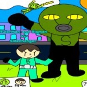 Rulerman and Bigman Vs Sizechanger