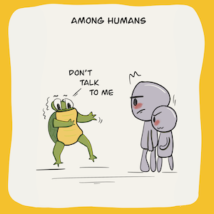 Among humans and animals