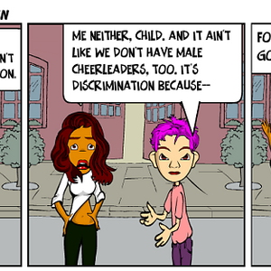 Why can't queer BOYS be cheerleaders, too?