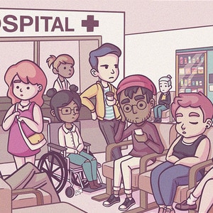 Hospital queue